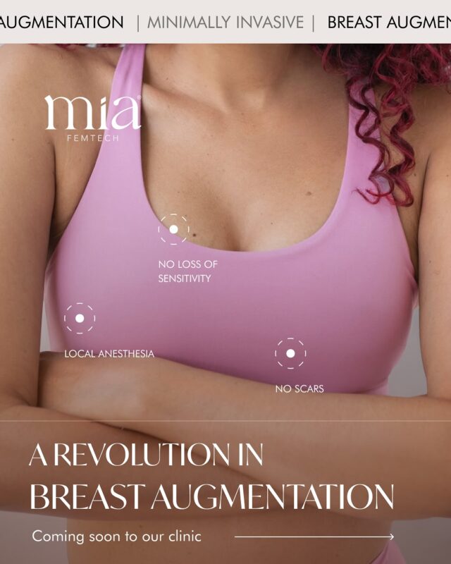 ⚪ Coming Soon to Aesthetics Clinic — A New Era in Breast Augmentation ⚪
We’re used to thinking that breast augmentation means major surgery and a long recovery.
MIA® changes everything.
This minimally invasive technique combines beauty and comfort:
◽ Performed under local anesthesia — no risks of general anesthesia
◽ Minimal impact on tissues — preserving sensitivity
◽ Results that are natural, harmonious, and truly yours

Just 48 hours after the procedure, you can return to your normal routine — enjoying a soft, feminine, and completely natural-looking result.

⚪ Want to be the first to know when MIA® becomes available at our clinic and book a free consultation?
Leave a “+” in the comments — and we’ll get in touch with you personally.
