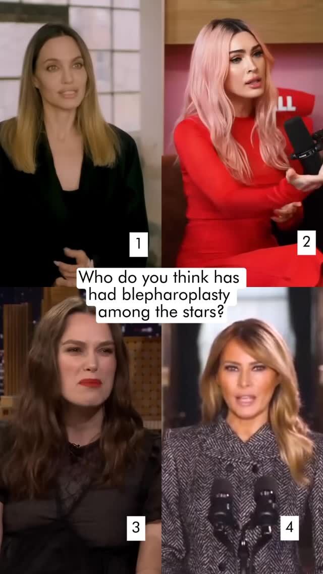 In the world of celebrities, eyes are always in the spotlight. A youthful, open gaze is not always just about makeup or skincare — sometimes it’s the result of plastic surgery.
Blepharoplasty can help:
👁 Remove drooping eyelids
💫 Reduce under-eye bags
✨ Restore a fresh, radiant look

Now it’s your turn 👉 Who do you think might have had this procedure?

Curious if blepharoplasty could be right for you?
📲 Book a consultation at our clinic and receive a personalized recommendation.
#blepharoplasty #plasticsurgery #aestheticmedicine #refreshedlook