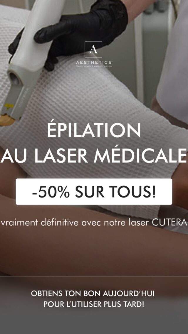 🏥 Épilation au Laser Médical — Maintenant à -50% !
À la Clinique Aesthetics de Genève, nous utilisons des lasers médicaux de dernière génération pour offrir des résultats plus sûrs, plus rapides et plus durables.
Voici ce qui fait la différence 👇
💎 Puissance et Précision Médicale — nos lasers agissent en profondeur pour cibler le follicule pileux et garantir une peau plus lisse, plus longtemps.
💎 Traitement Personnalisé — chaque séance est adaptée à ton type de peau et de poil pour une efficacité maximale et une sécurité optimale.
💎 Technologie Avancée de Refroidissement — nos appareils protègent la peau tout en assurant un confort optimal pendant la séance.
💎 Réalisé par des Professionnels Agréés — toutes les séances sont effectuées par des spécialistes qualifiés, selon les normes médicales les plus strictes.
✨ Pourquoi choisir une clinique médicale pour ton épilation laser ?
Parce que cela garantit :
Une expertise professionnelle et un suivi médical
Des appareils certifiés répondant aux normes de sécurité les plus élevées
Un accompagnement après traitement pour des résultats durables et sans risques

📅 Offre Spéciale — -50% !
✨ Découvre tous les détails dans nos stories à la une “Lasers”
1️⃣ Réserve ton test laser gratuit via le lien OneDoc
2️⃣ Achète ton bon -50% et utilise-le jusqu’en mai 2026
Ta peau mérite le meilleur — commence dès aujourd’hui ! 💫